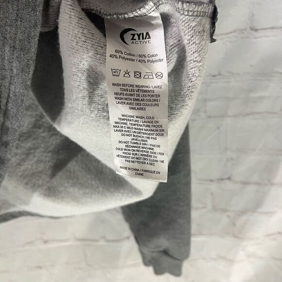 Zyia Active Crew Neck 3xl Side Zippers - Picture 6 of 8